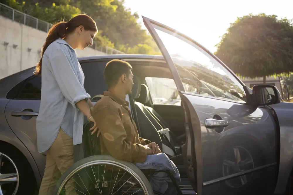Transport de personne à mobilité réduite (PMR) près de Badaroux